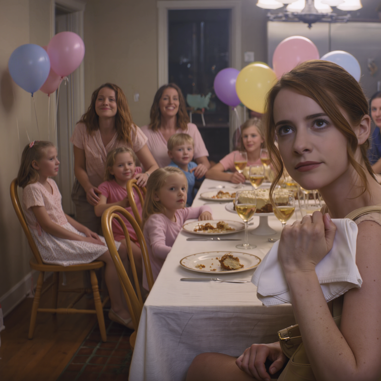 „'BIEDA JEST ZARAŹLIWA!' — moja siostra odciągnęła moją córkę od stołu, kazała 8-latce usiąść samej wśród 30 osób… Podeszłam do stołu dzieci, uśmiechnęłam się i powiedziałam tylko jedno zdanie o „domu cioci Lauren”… cały pokój zamarł, mama krzyknęła: „Okrutne!”… ale mama nie wiedziała, co wciąż trzymam w torbie”.