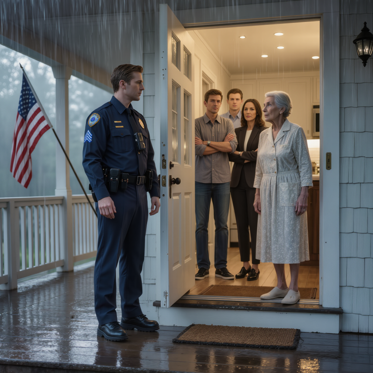 Wezwali funkcjonariusza, który twierdził, że „nie rozpoznaję własnego imienia” – ale jego pierwsze spokojne pytanie o mój dom z 1981 roku sprawiło, że twarz mojej córki ją zdradziła