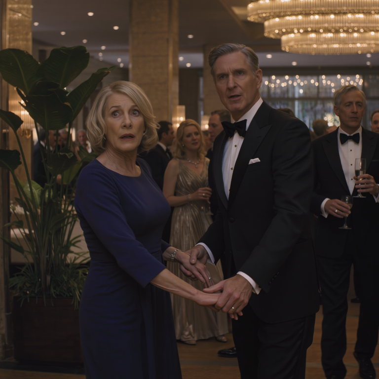 Pewnej nocy, gdy mój mąż ukrył mnie za rośliną na firmowej gali, nowy dyrektor generalny przeszedł obok niego, wziął mnie za ręce i powiedział, że szukał mnie przez trzydzieści lat