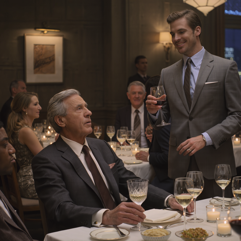 Wieczór, w którym mój siostrzeniec wzniósł toast, aby uczcić moje 40-lecie jako sędzia... i patrzyłam, jak po cichu zamienił ten toast w test, czy w ogóle zdążę zjeść deser