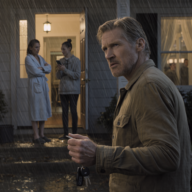 Po 17 latach małżeństwa zostałem wyrzucony z domu w trakcie burzy z powodu kłamstwa, które wymyśliła moja pasierbica. Moja żona krzyknęła: „Wynoś się z mojego domu. Już tu nie pasujesz”. Po prostu odszedłem. Trzy godziny później zadzwoniła policja. Zamarli.