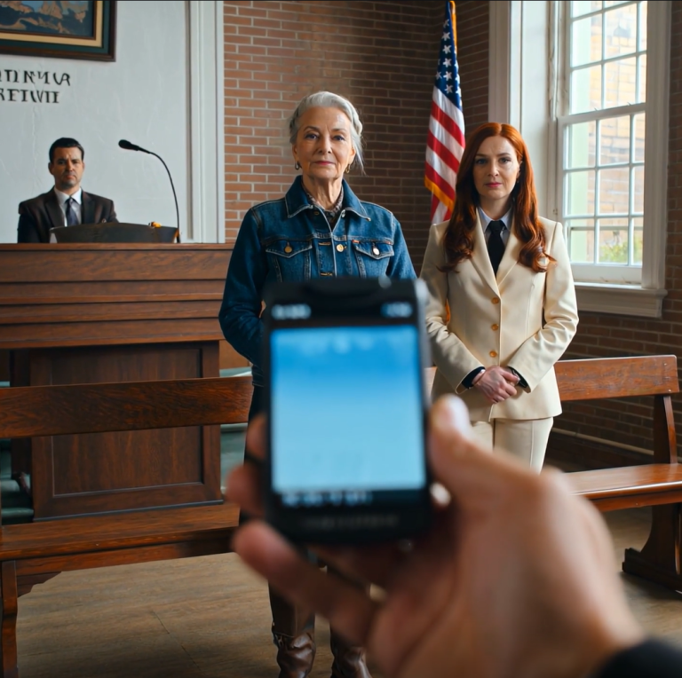 Srebrny Audi przyjechał do mojego rancza w Montanie — wtedy moja córka zwróciła się do sędziego z prośbą o stwierdzenie, że „nie dam sobie rady sama”