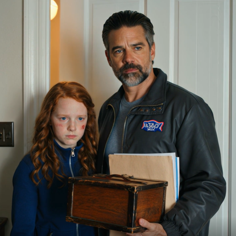 Byłem w pracy, gdy zadzwoniła moja córka, szlochając: „tato, on mnie uderzył, bo jedzenie było słone… jego mama patrzyła i nic nie zrobiła”. Krew mi zmroziła krew w żyłach i dwadzieścia minut później zapukałem do ich drzwi — gdy jej mąż otworzył i zobaczył, co dokładnie przyniosłem, jego twarz zbladła ze strachu.