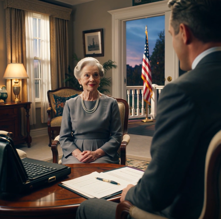 POSADZILI MNIE ZA ŚCIANĄ Z KWIATÓW NA ŚLUBIE MOJEJ CÓRKI — A MÓJ NOWY ZIĘĆ MYŚLAŁ, ŻE PODPISZĘ WSZYSTKO, CO ZBUDOWAŁAM, Z GRZECZNYM UŚMIECHEM