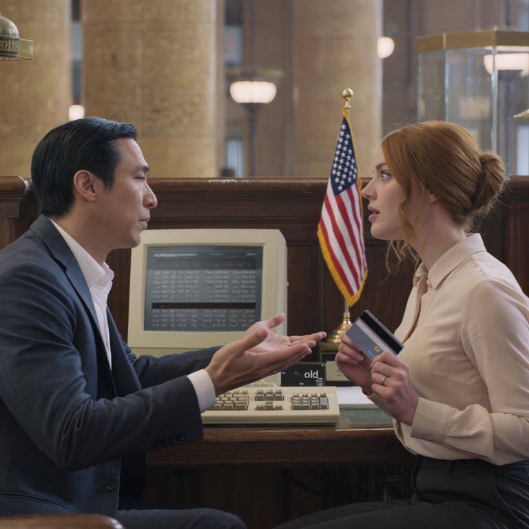 „Nie ma dla ciebie miejsca w tym domu. Nigdy w życiu nie dokonałaś niczego wielkiego sama!” – powiedział mój mąż, namawiając mnie, żebym się wyprowadziła i znalazła sobie inne miejsce. O mało się nie rozpłakałam. Nie mając innego wyjścia, poszłam do banku i zaryzykowałam, używając starej karty mojego ojca. Kierownik wpatrywał się w ekran, nieruchomo jak posąg, po czym powiedział: „Proszę usiąść, proszę pani”. W tym momencie wiedziałam, że moje życie się zmieni.