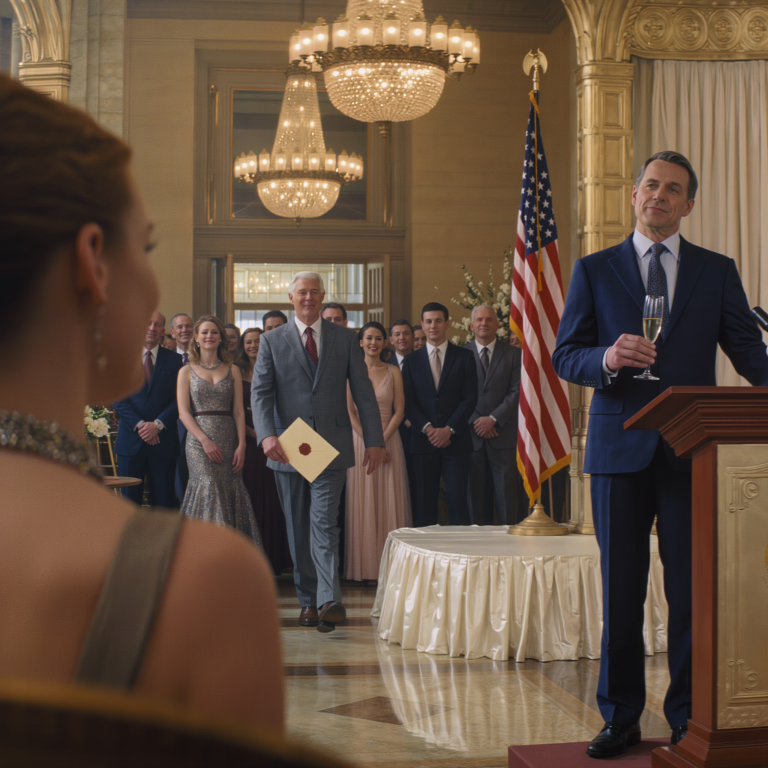 Przez 20 lat rodzice nazywali mnie „głupią”, podczas gdy moja siostra miała zapewnione pełne stypendium na Harvardzie i obietnice spadku. W wieczór ukończenia szkoły w Plaza tata uniósł toast przed wszystkimi: nowiutka Tesla, rezydencja za 13 milionów dolarów – wszystko dla niej. Zostałem dosunięty do stolika przy kuchennych drzwiach, w milczeniu… aż do momentu, gdy wszedł nieznajomy o srebrnych włosach, wcisnął mi w dłoń zapieczętowaną kopertę i wyszeptał: „Teraz twoja kolej”.