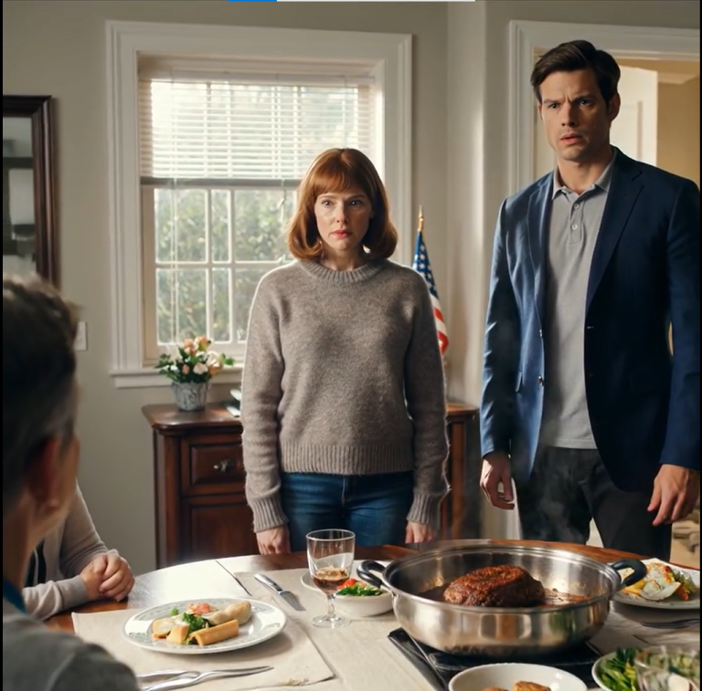 Mój mąż mnie zerżnął, kiedy dowiedziałam się, że mnie zdradza. Następnego ranka, kiedy obudził się, czując zapach swojego ulubionego mięsa, powiedział: „Więc wiesz, że się myliłaś, co?”. Ale kiedy zobaczył, kto siedzi przy stole, krzyknął w panice.