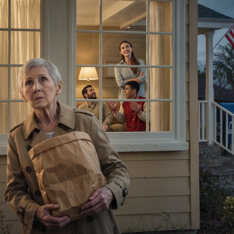 „Chciałabym, żeby wyjechała stąd wcześniej” – szepnęła córka do męża. Wnuk wtrącił: „Jest taka irytująca” – w domu, który kupiłam za pensję pielęgniarki i emeryturę związkową mojego zmarłego męża. Stałam za bramą, słuchając, jak rozmawiają o tym, do kogo będzie należał dom, kiedy „przestanę być utrapieniem”. Nie płakałam – po prostu wyszłam w milczeniu. Miesiąc później… mój telefon nie przestawał dzwonić.