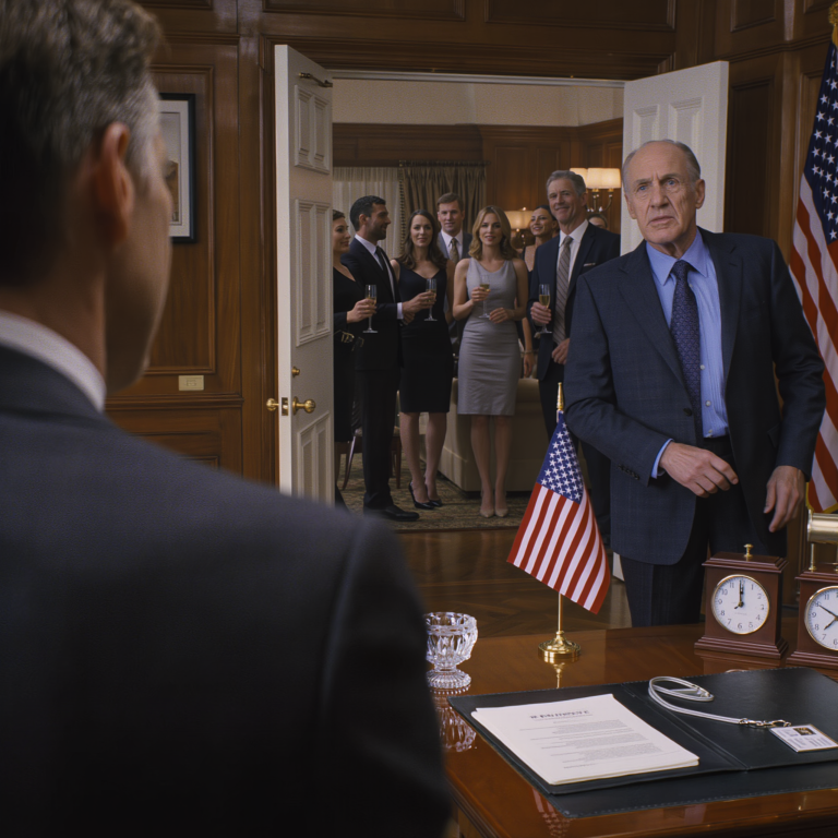 W sylwestra teść wciągnął mnie do swojego biura i powiedział chłodno: „Zastępujemy cię – masz 47 lat, jesteś już bezużyteczny”. Przełknąłem to, wyszedłem z imprezy bez słowa, wróciłem do domu, spakowałem walizki, kupiłem bilet autobusowy w jedną stronę, próbując zniknąć po 13 latach dawania z siebie wszystkiego. Na dworcu obca osoba zapytała, czy wszystko w porządku… po czym wykręciła numer: „Tato, znalazłam go. Tak, jestem pewna”.