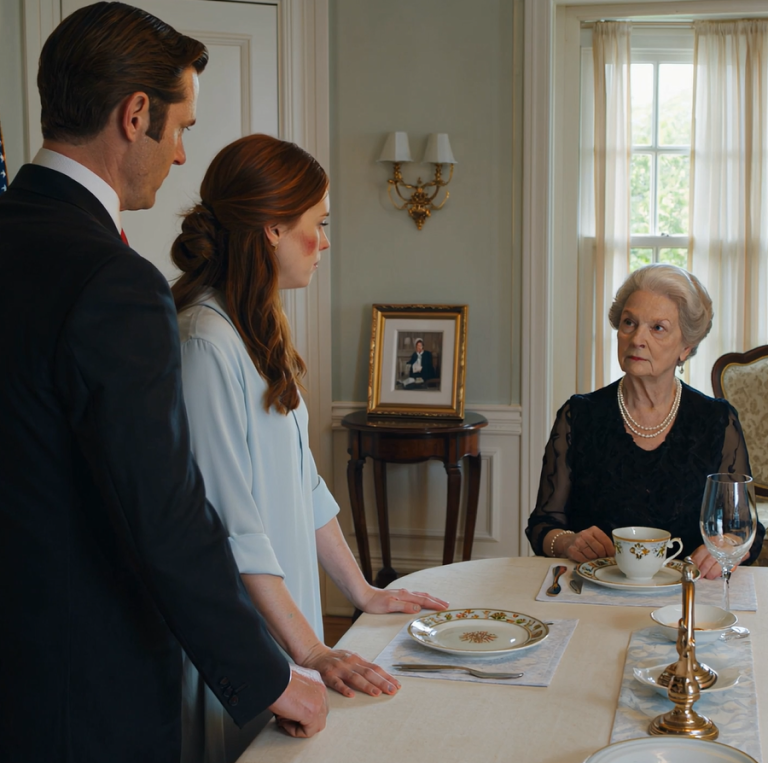 Mój mąż uderzył mnie w obecności swojej matki, po czym ona odstawiła filiżankę, wpatrywała się w niego bez słowa i zadała pytanie, od którego zmieniła się temperatura w całym pokoju.