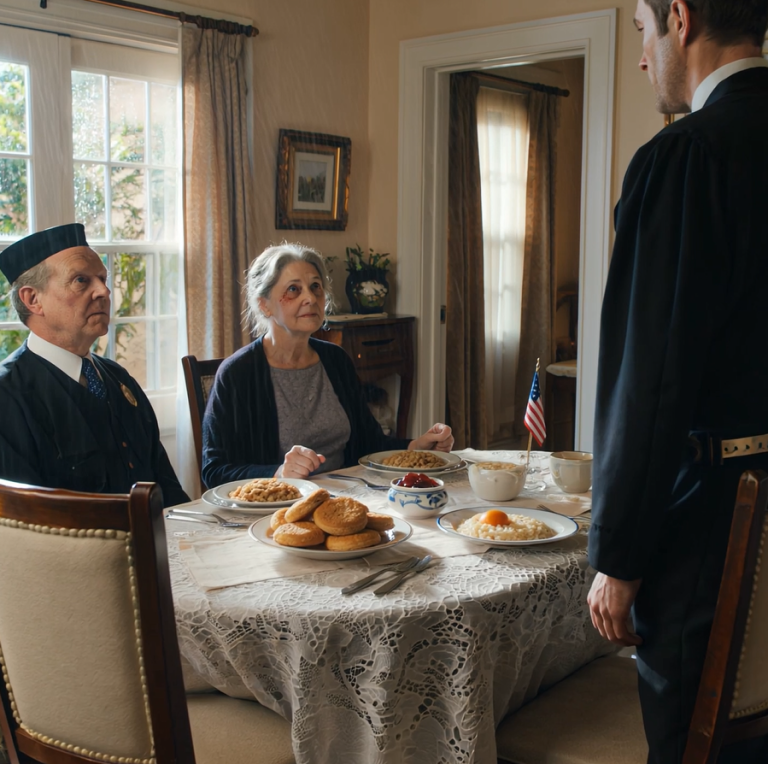 Syn mnie uderzył, a ja siedziałem cicho. Następnego ranka ugotowałem całą ucztę. Uśmiechnął się i powiedział: „Więc w końcu się nauczyłeś”, ale jego twarz się zmieniła, gdy tylko zobaczył, kto siedzi przy stole.