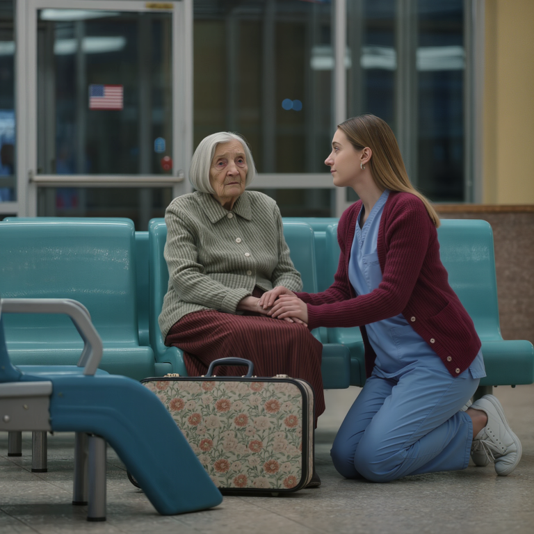 W sylwestra moja synowa oznajmiła: „Umieszczamy cię w domu opieki. Nie masz już tu żadnej roli. Taka jest decyzja”. Cicho pobiegłam spakować małą torbę i postanowiłam wyjść. Na dworcu autobusowym nie mogłam powstrzymać łez. Młoda kobieta zapytała, czy wszystko w porządku, więc opowiedziałam jej wszystko. Zadzwoniła i powiedziała: „Tato, znalazłam ją. Tak, jestem pewna”.