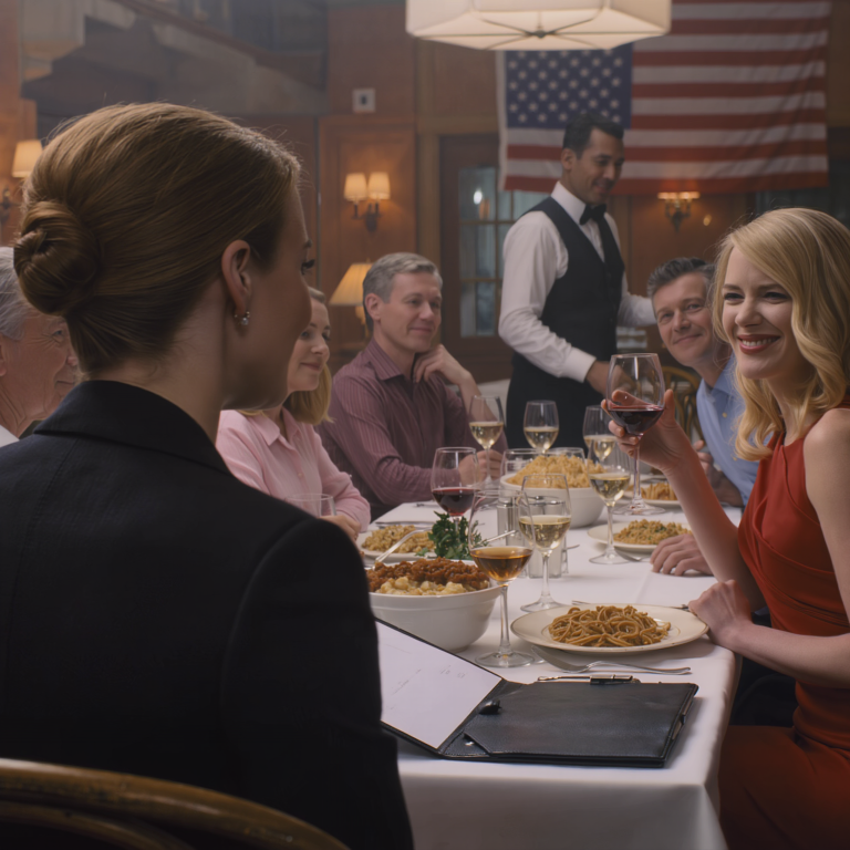 Moja siostra stuknęła kieliszkiem i uśmiechnęła się złośliwie: „Toast za rodzinę – bez tej, która została adoptowana”. Przy stole wybuchła euforia. Żułem dalej w milczeniu, aż kelner położył przede mną czek na 5000 dolarów. Przesunąłem go z powrotem: „Proszę przekazać to mojej siostrze i krewnym, których zaprosiła – to ona zarezerwowała ten pokój”. Wtedy podeszła menedżerka… i jej uśmiech zniknął.