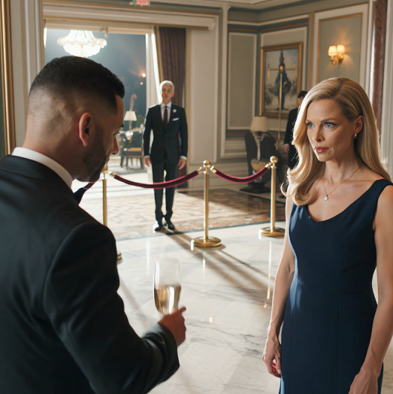 Mój mąż zaciągnął mnie na galę, żeby zaimponować nowemu właścicielowi. „Zostań z tyłu, twoja sukienka jest żenująca” – syknął. Kiedy miliarder się pojawił, zignorował uścisk dłoni mojego męża, podszedł prosto do mnie, wziął mnie za ręce i wyszeptał ze łzami w oczach: „Szukałem cię 30 lat… Nadal cię kocham”. Mój mąż upuścił kieliszek.