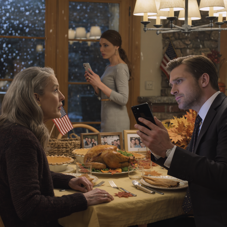 W Święto Dziękczynienia mój syn-milioner przyszedł z wizytą i zapytał: „Mamo, podoba ci się domek nad jeziorem, który ci dałem?”. Zamarłam i odpowiedziałam: „Jaki dom? Nigdy nic nie dostałam”. Moja olśniewająca synowa zareagowała zbyt gwałtownie, jej uśmiech był sztywny jak maska, a jej oczy zdradzały wszystko.