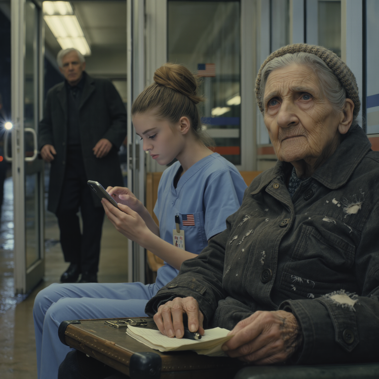 W sylwestra usłyszałam, jak moja synowa mówi: „Po świętach przenosimy ją gdzieś, gdzie będą jakieś „zajęcia” – tu już jej nie potrzeba”. Spakowałam torbę i wymknęłam się przed północą, lądując na dworcu autobusowym z płaszczem przemoczonym łzami. Obok mnie usiadła nastolatka, słuchała, nie przerywając, po czym cicho zadzwoniła i powiedziała: „Tato… Znalazłam ją. Tak. Jestem pewna”.