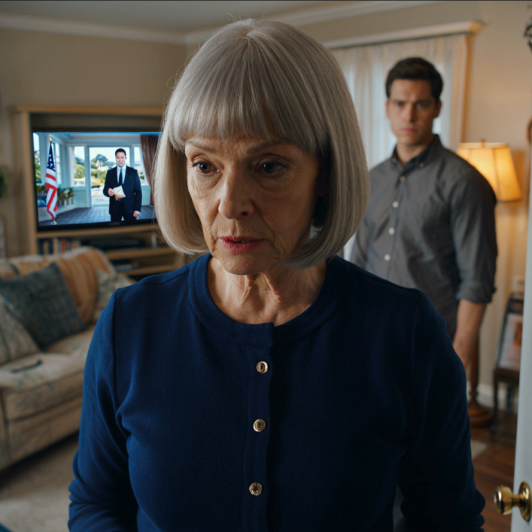 Synowa weszła do mojego salonu, wyłączyła telewizor i powiedziała: „Pokój rodzinny jest teraz mój – idź pooglądać go do swojej sypialni”, a mój syn wpatrywał się w dywan, jakbym już zniknęła, więc złapałam klucze i wyszłam… a następnego ranka do moich drzwi zadzwonił mężczyzna w garniturze.