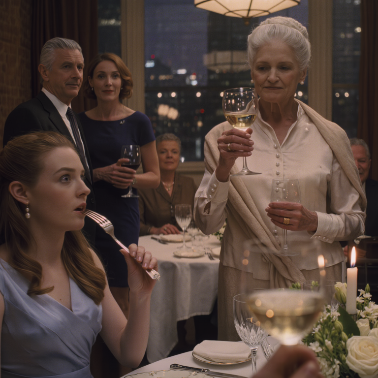 Wieczór, w którym moja babcia stuknęła kieliszkiem podczas mojego przyjęcia na Manhattanie, kiedy to jeden cichy toast przerodził się w moment, w którym całe moje życie straciło sens