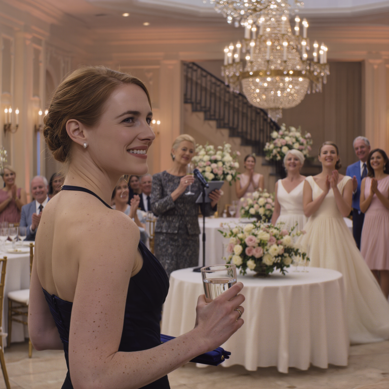 Na ślubie mojej siostry, moja mama wzniosła toast: „Za moją piękną córkę – pierwszą w naszej rodzinie, która naprawdę coś osiągnęła”. Siedziałam przy tylnym stole, nieproszona na rodzinne zdjęcia. Wtedy zawibrował telefon panny młodej. Spojrzała na ekran i zaczęła krzyczeć. Fotograf właśnie wpisał moje nazwisko w wyszukiwarkę Google…